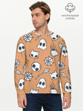 Мужской лонгслив базовый / Праздничные шалости