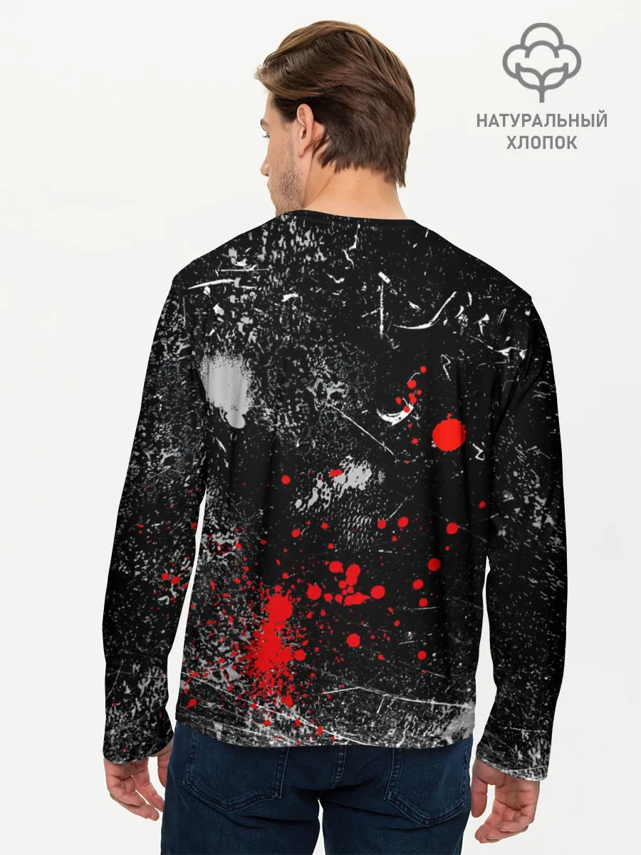 Мужской лонгслив базовый / Рок Группа Слипкнот | Slipknot Гранж