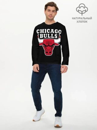 Мужской лонгслив базовый / B.C. Chicago Bulls