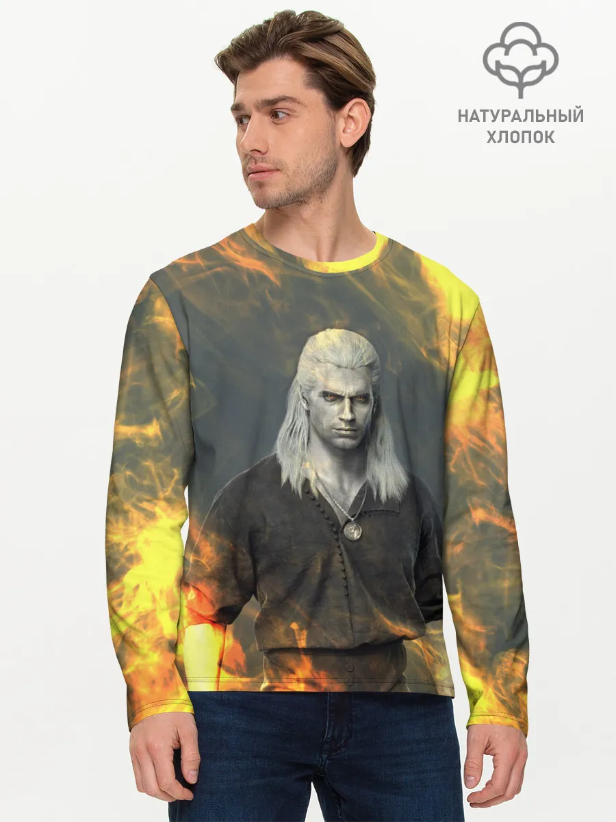 Мужской лонгслив базовый / ГЕРАЛЬТ ВЕДЬМАК