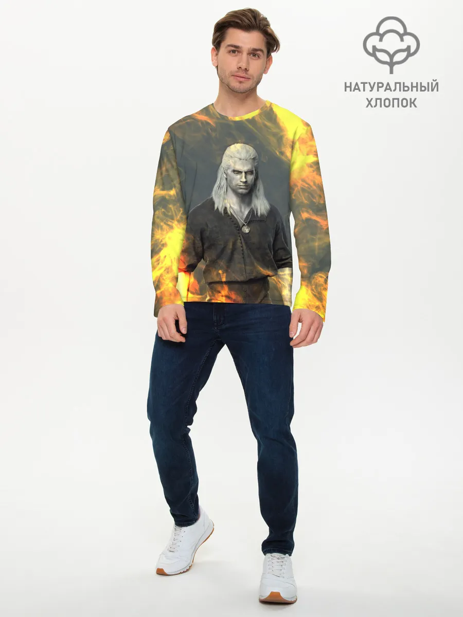 Мужской лонгслив базовый / ГЕРАЛЬТ ВЕДЬМАК