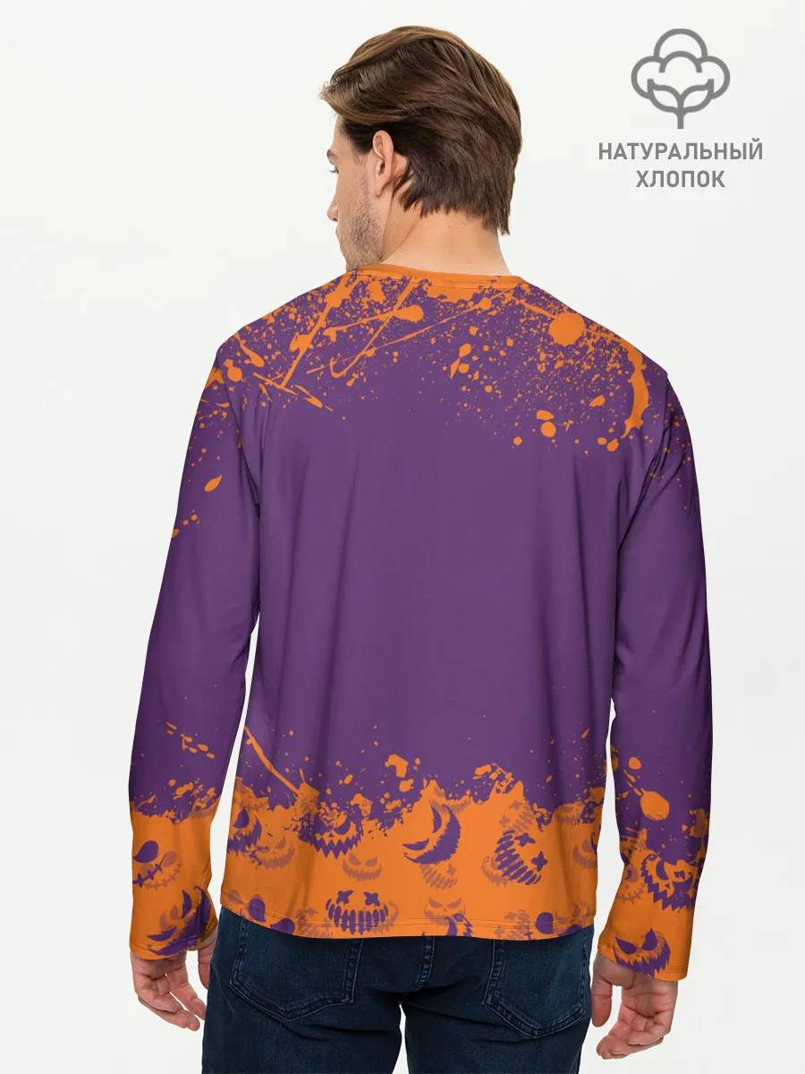Мужской лонгслив базовый / МОПС НА ХЭЛЛОУИН