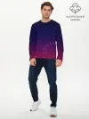 Мужской лонгслив базовый / Gradient background