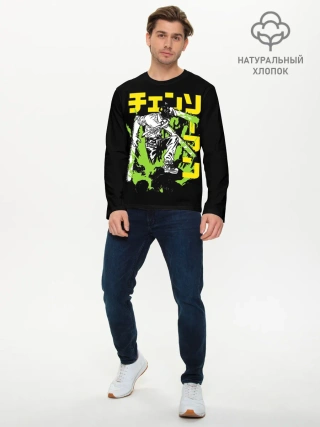 Мужской лонгслив базовый / Человек-бензопила - Chainsaw Man