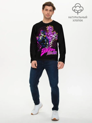 Мужской лонгслив базовый / Джотаро Куджо - JoJos Bizarre Adventure