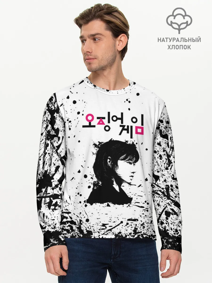 Мужской лонгслив базовый / 067 | Кан Сэ Бёк | Чон Хо Ён