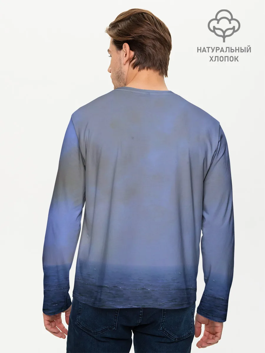 Мужской лонгслив базовый / Выстрел из крейсера