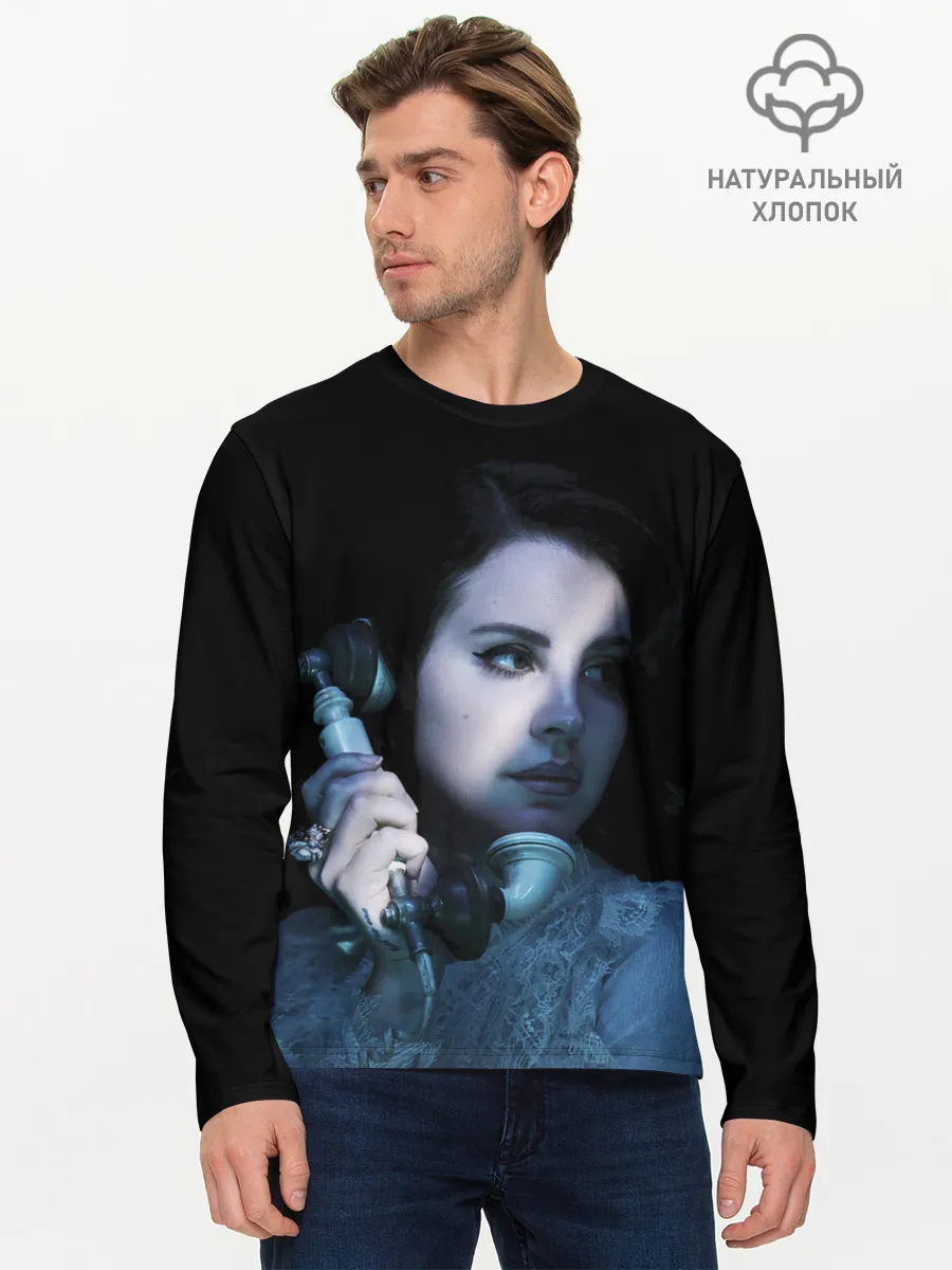 Мужской лонгслив базовый / Лана с телефоном