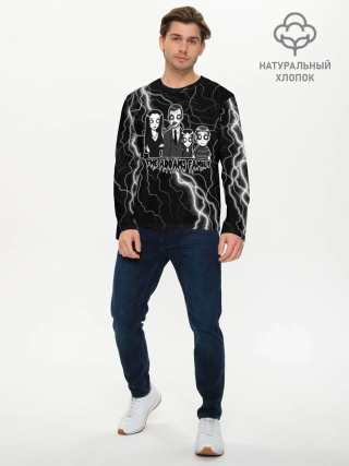 Мужской лонгслив базовый / Addams family | Семейка Аддамс