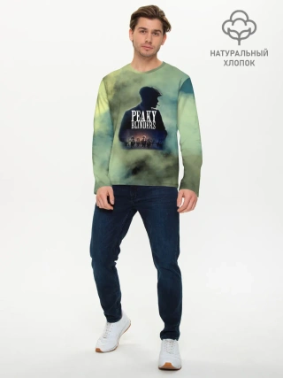 Мужской лонгслив базовый / Томас Острые козырьки