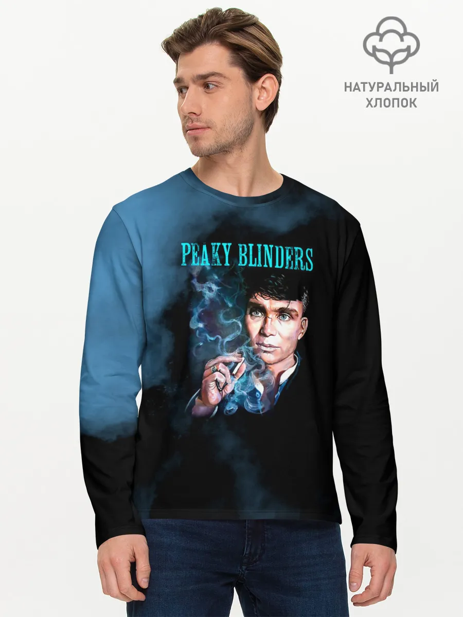 Мужской лонгслив базовый / Томас Шелби - Острые козырьки