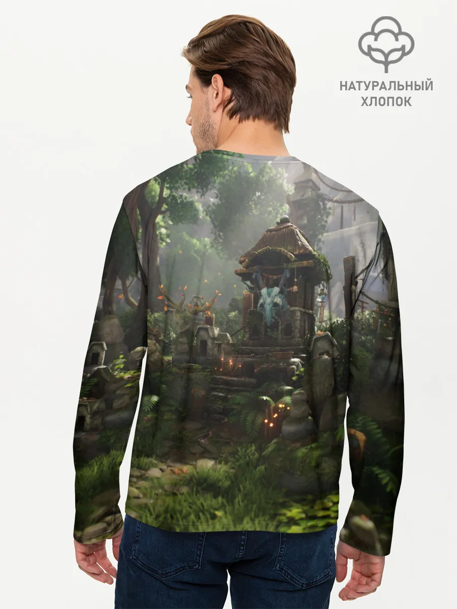 Мужской лонгслив базовый / Кена и Мост Духов