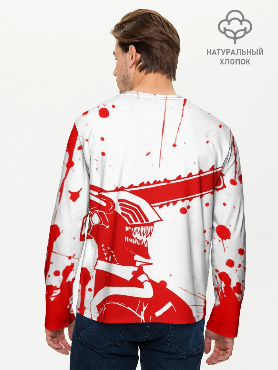 Мужской лонгслив базовый / Chainsaw Man, Человек-бензопила