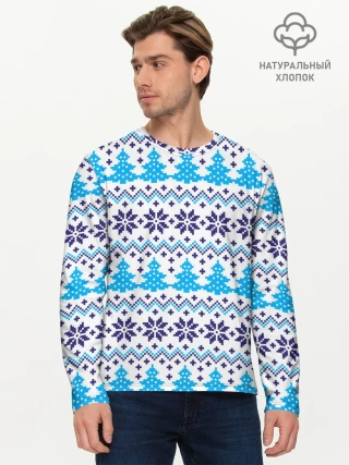 Мужской лонгслив базовый / Сибирская зима 2022