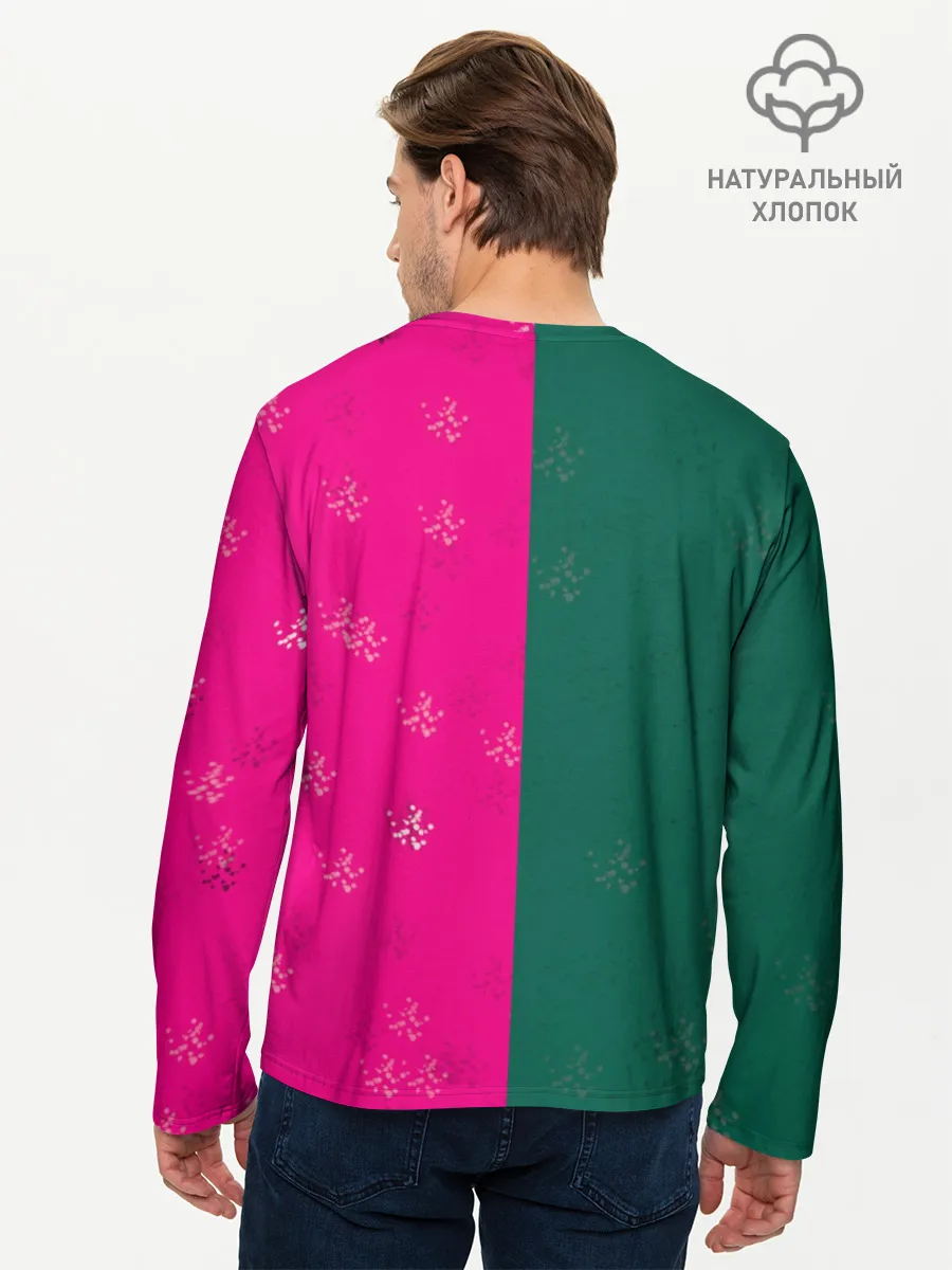 Мужской лонгслив базовый / Игра в кальмара. Кукла. Противостояние