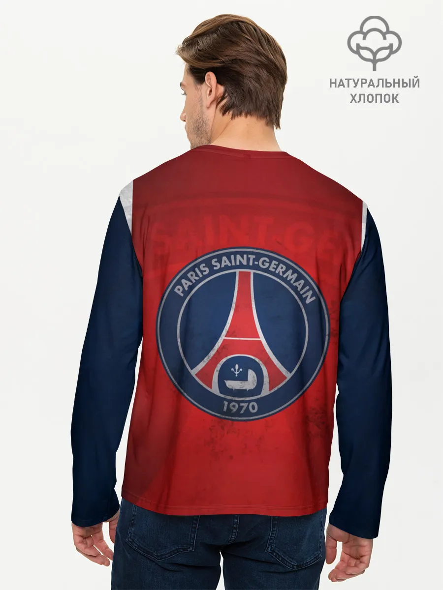Мужской лонгслив базовый / Paris Saint-Germain