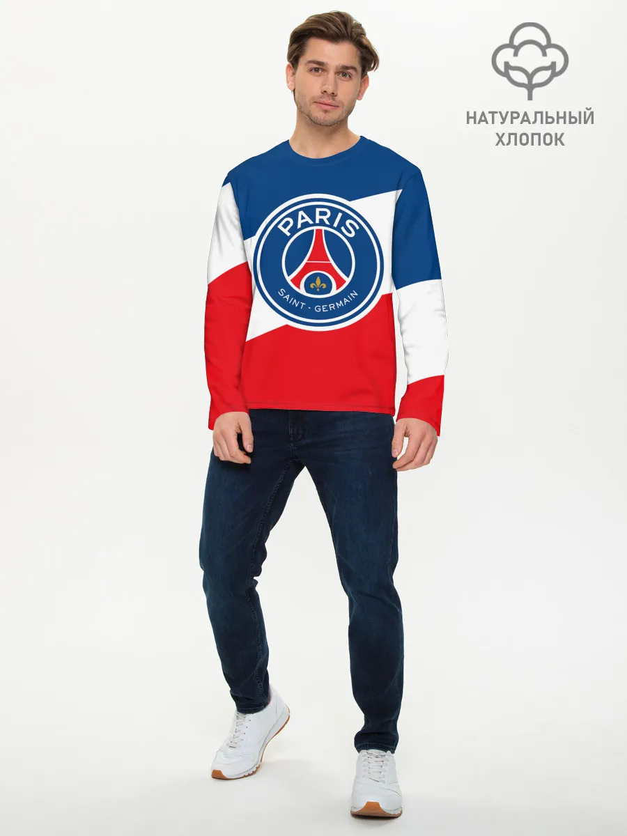 Мужской лонгслив базовый / Paris Saint-Germain FC