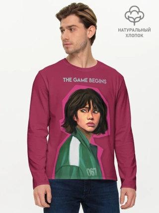 Мужской лонгслив базовый / Игрок Ojingeo geim.