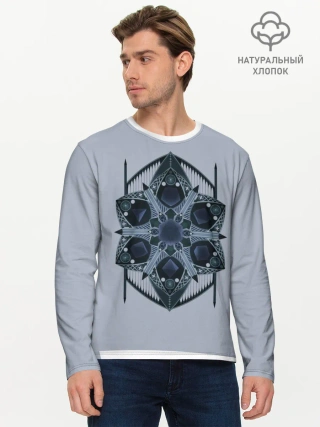 Мужской лонгслив базовый / ДнД Готика FULL