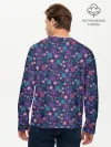Мужской лонгслив базовый / Снежные Узоры