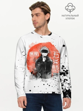 Мужской лонгслив базовый / Satoru Jujutsu Kaisen