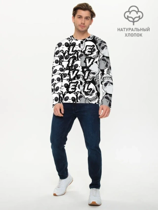 Мужской лонгслив базовый / LivEvil