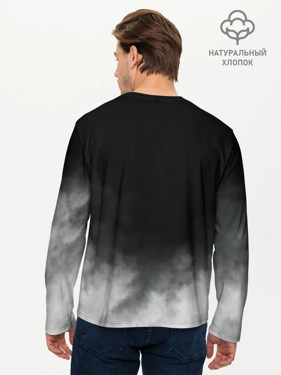 Мужской лонгслив базовый / Логотип группы Queen