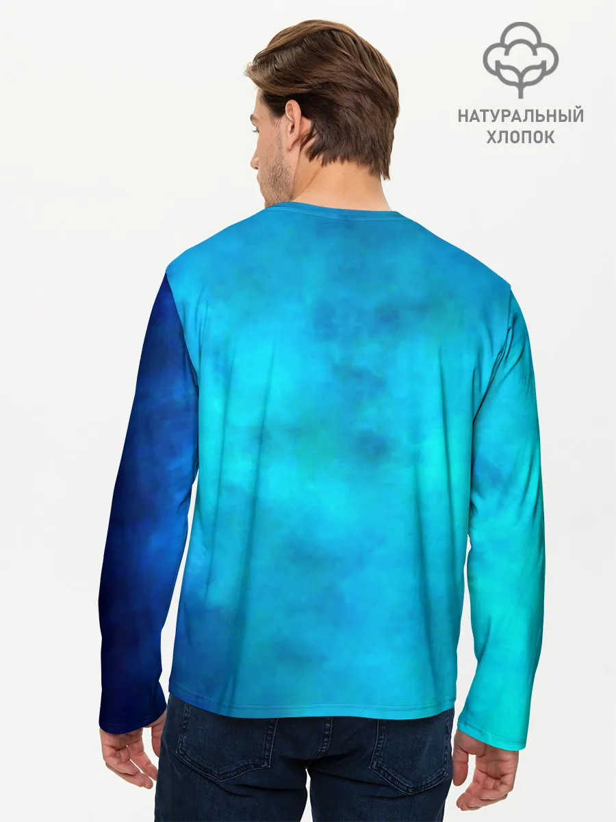 Мужской лонгслив базовый / Силуэт Фредди Меркьюри группа Queen