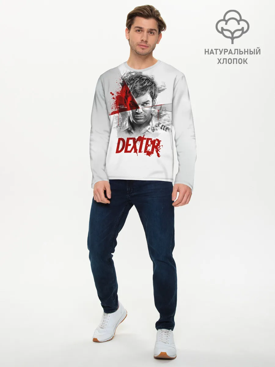 Мужской лонгслив базовый / Dexter Правосудие Декстера