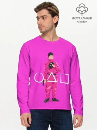 Мужской лонгслив базовый / Круги в деле