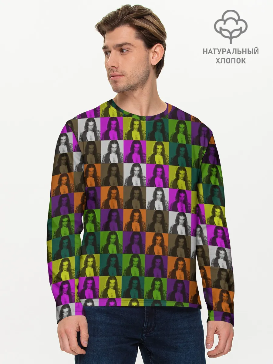 Мужской лонгслив базовый / Damiano David. Colors