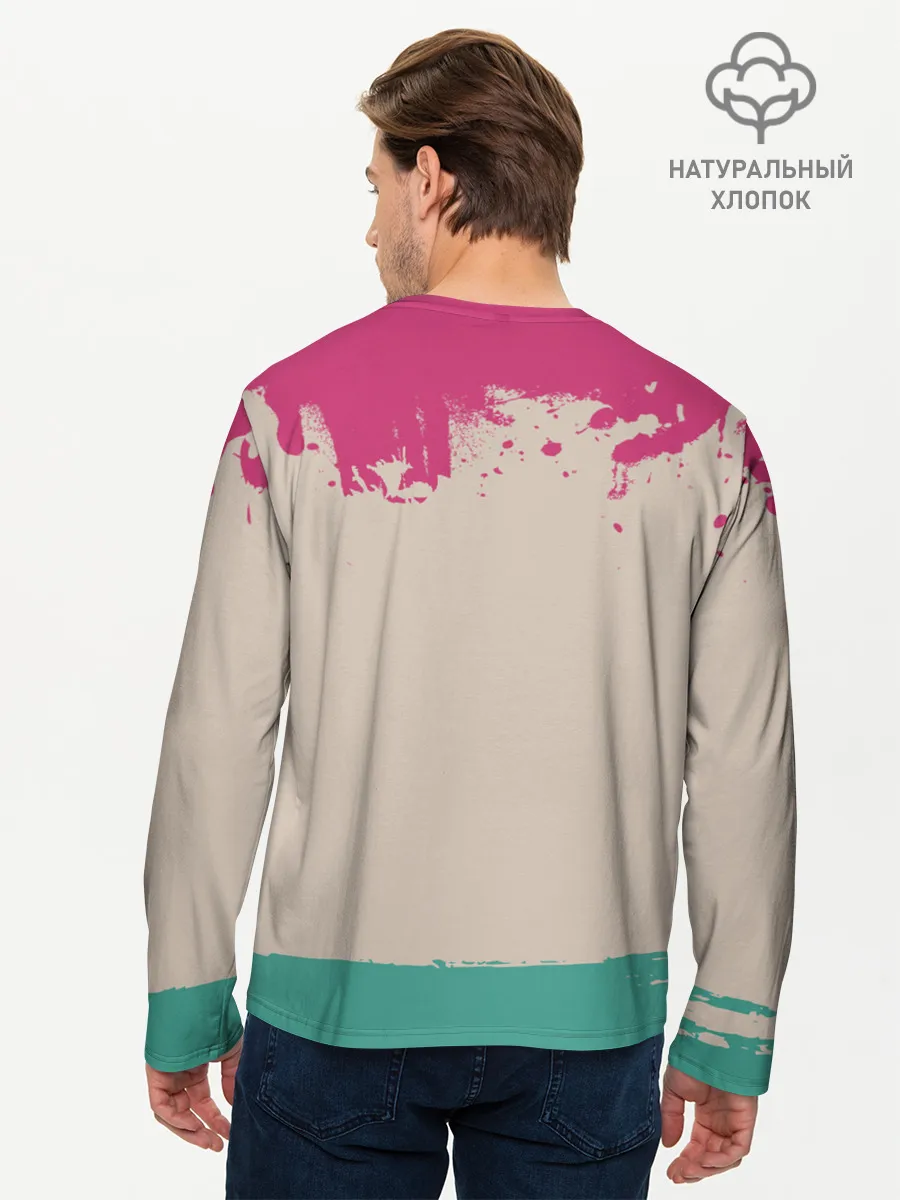 Мужской лонгслив базовый / ТРЕУГОЛЬНИК НА КАРАУЛЕ