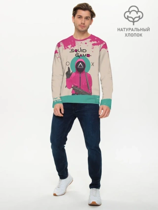 Мужской лонгслив базовый / ТРЕУГОЛЬНИК НА КАРАУЛЕ