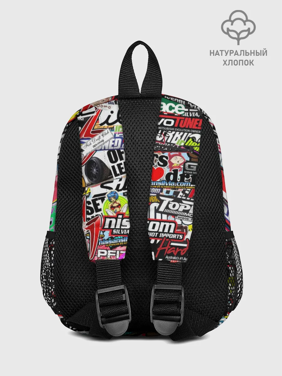 Рюкзак детский / Cars Stickerbombing