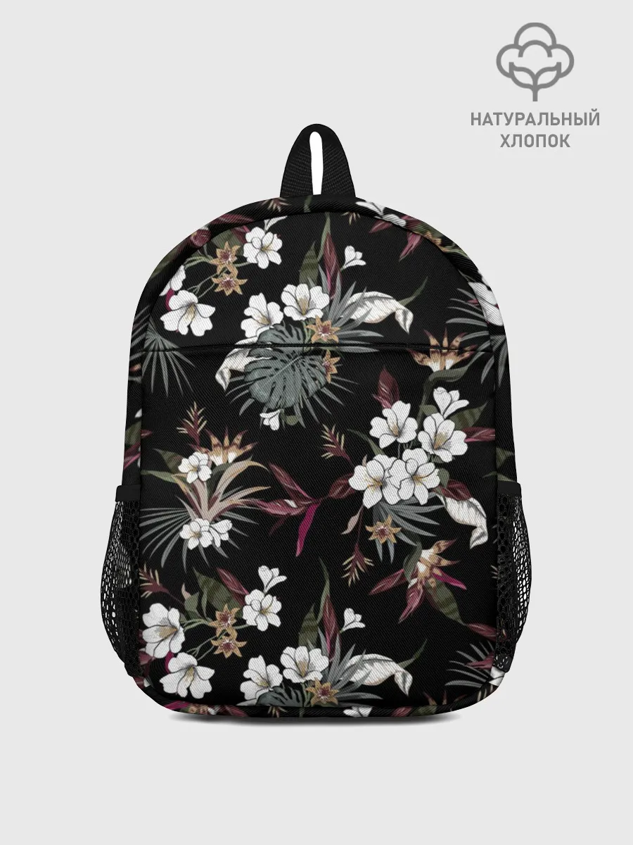 Рюкзак детский / Белые цветы