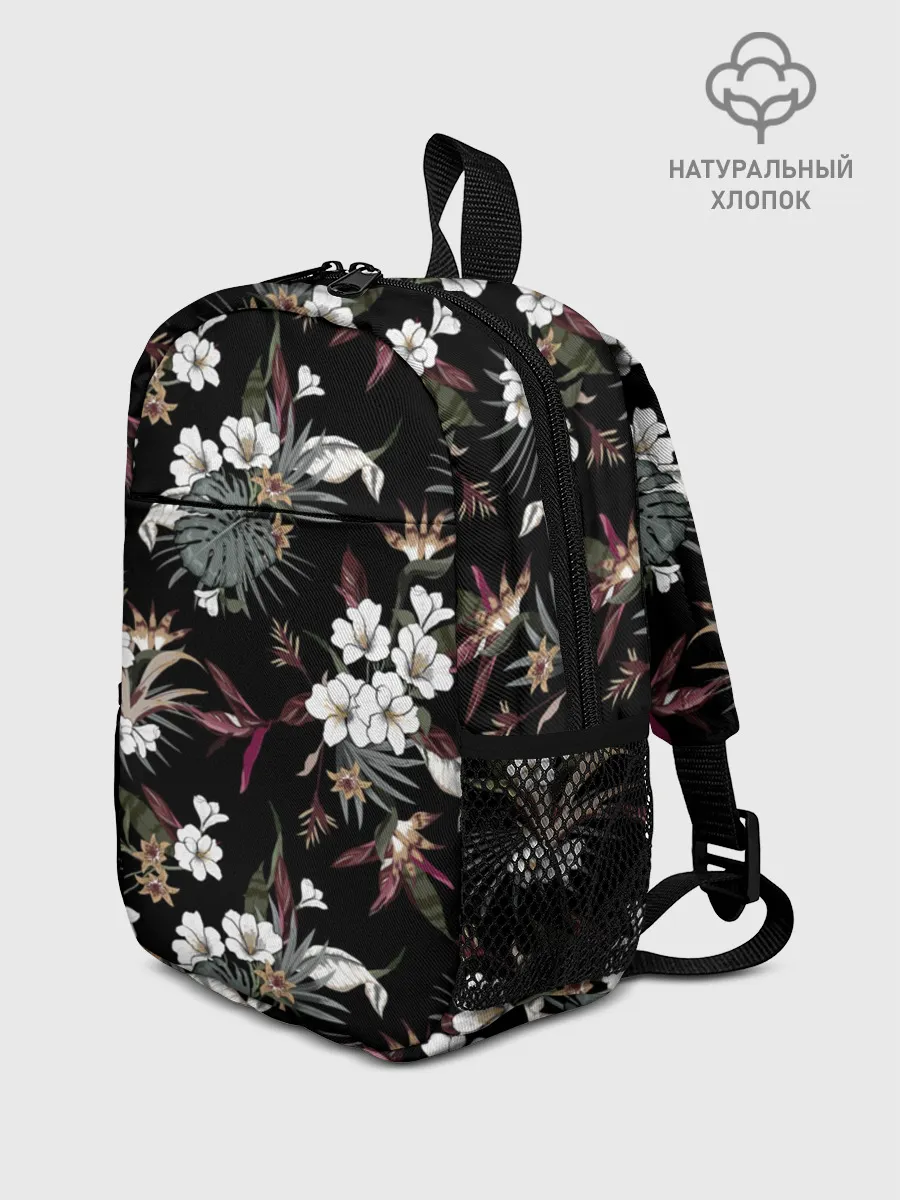 Рюкзак детский / Белые цветы