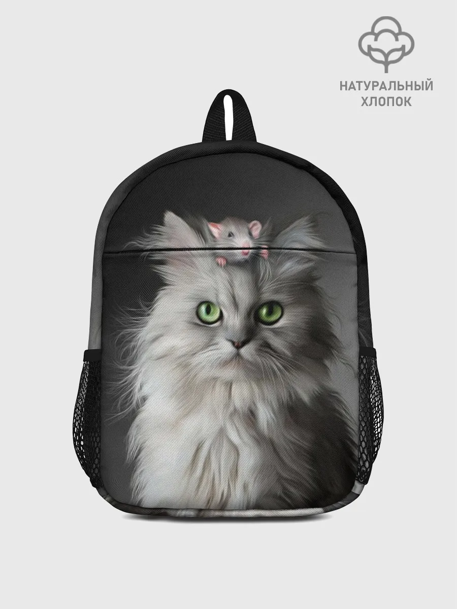 Рюкзак детский / Кот и мышка