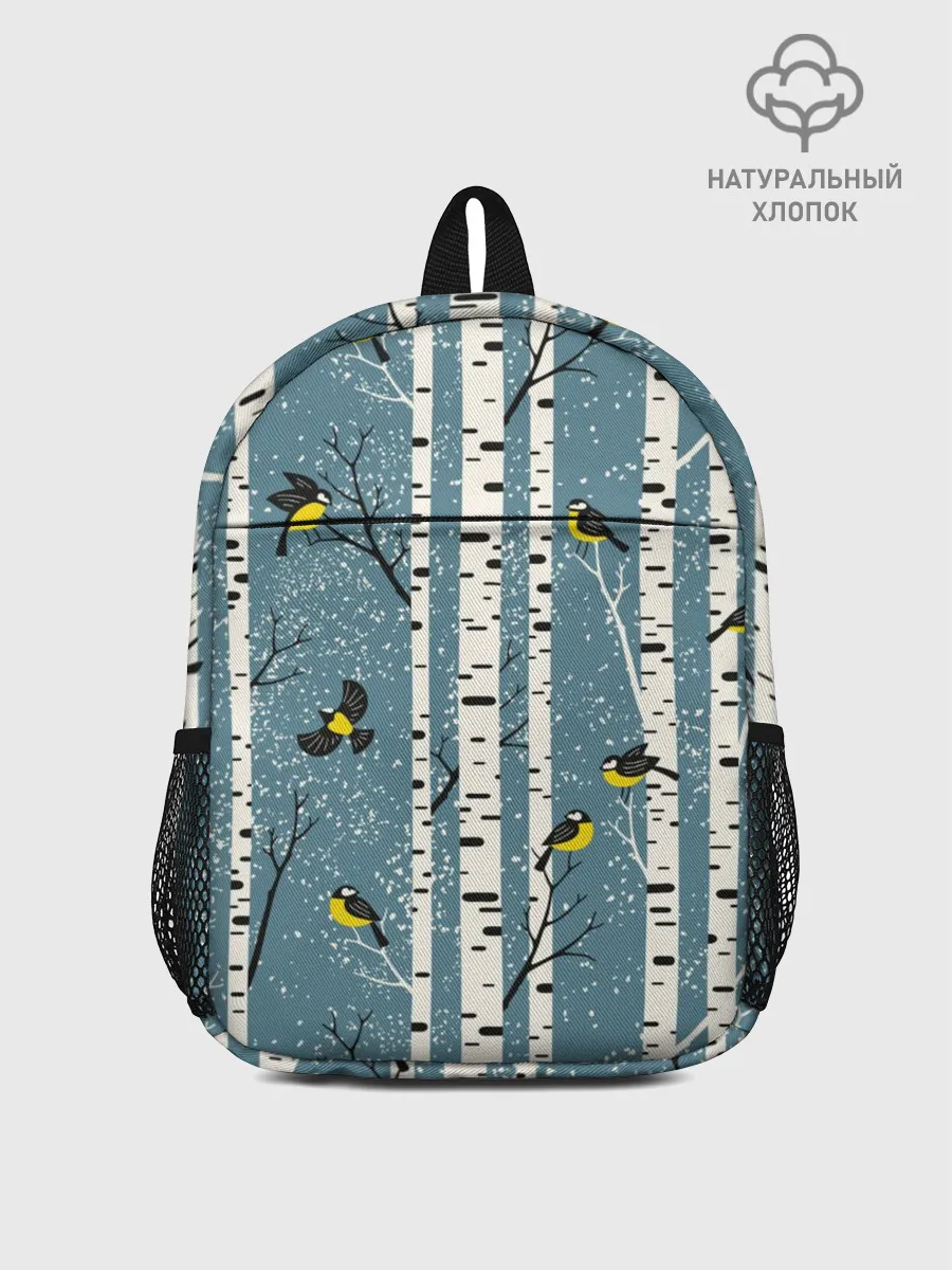 Рюкзак детский / Синички на берёзах