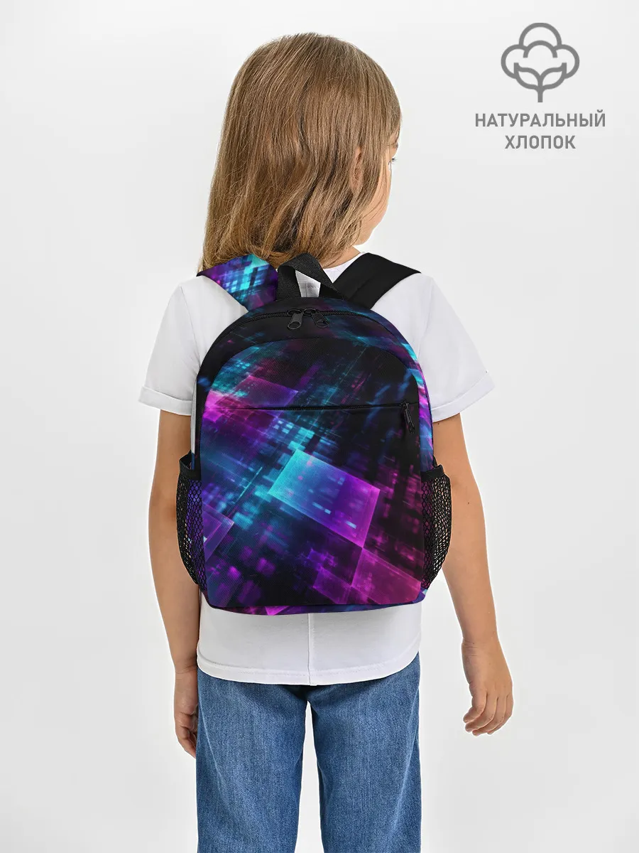 Рюкзак детский / Неоновая абстракция