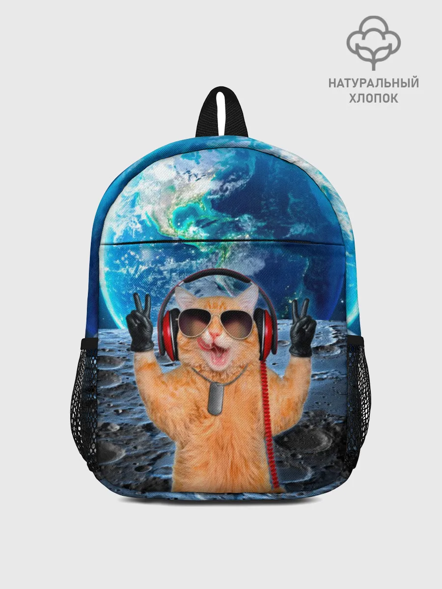 Рюкзак детский / Кот на луне