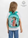 Рюкзак детский / Тихиро и Хаку зеленый фон
