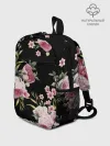 Рюкзак детский / Пионы на Чёрном