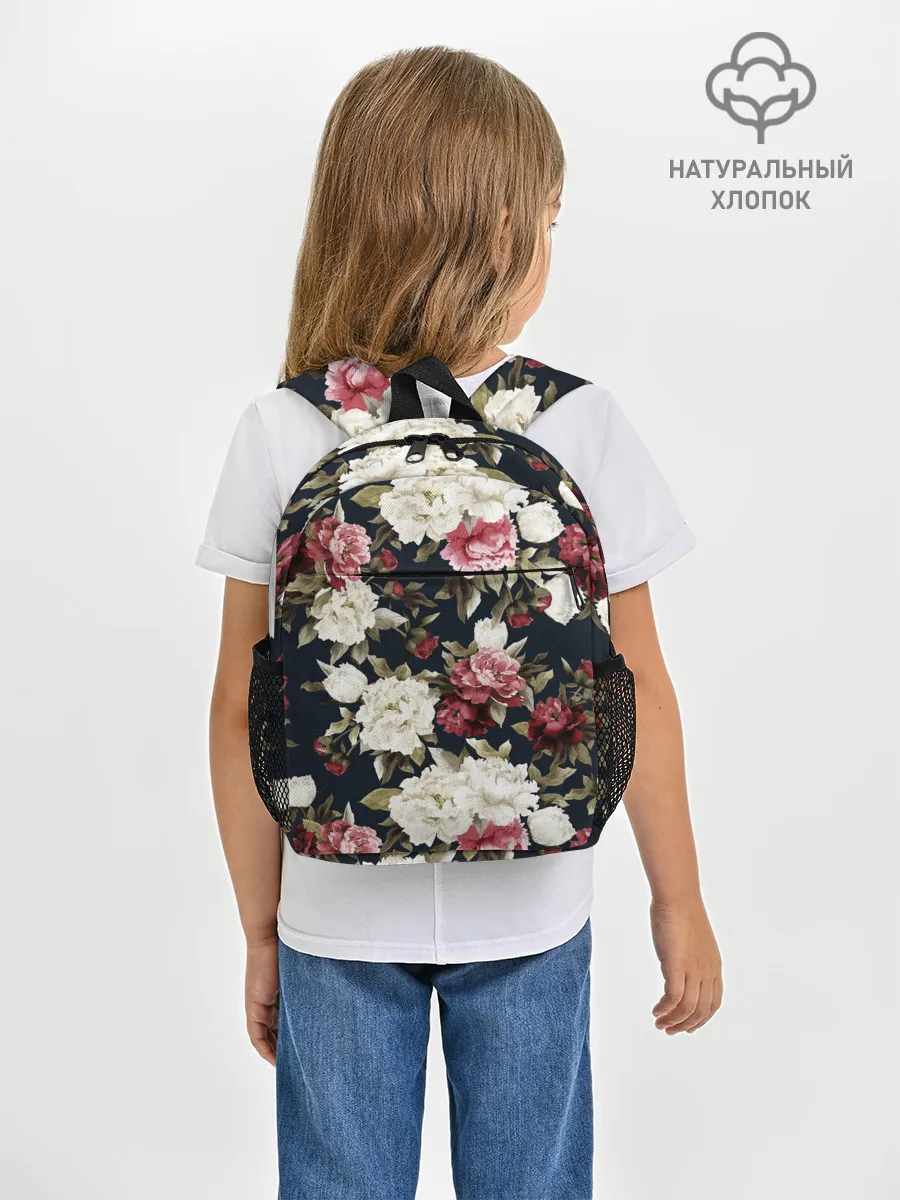 Рюкзак детский / Акварель, розы