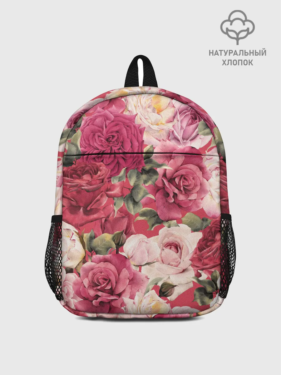 Рюкзак детский / Акварель, розы