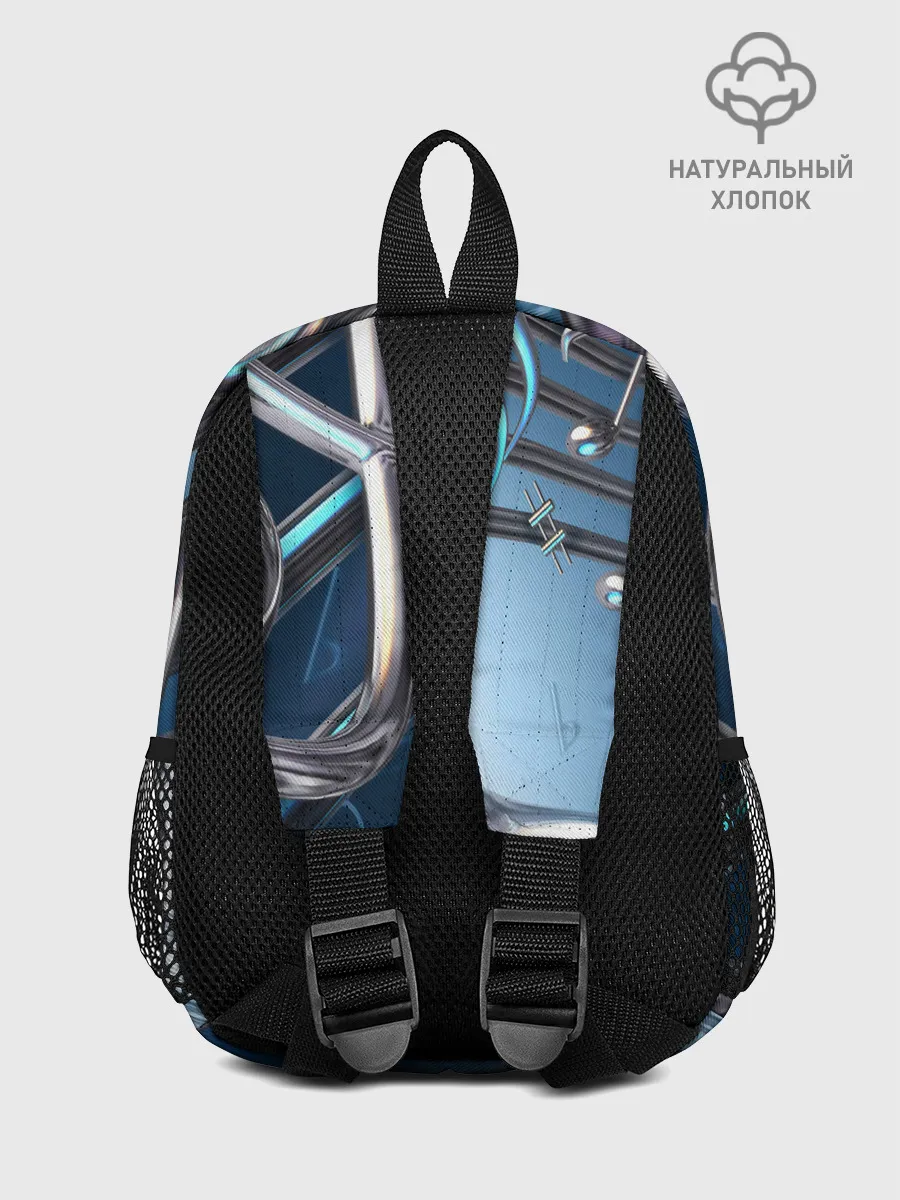 Рюкзак детский / Металлические ноты