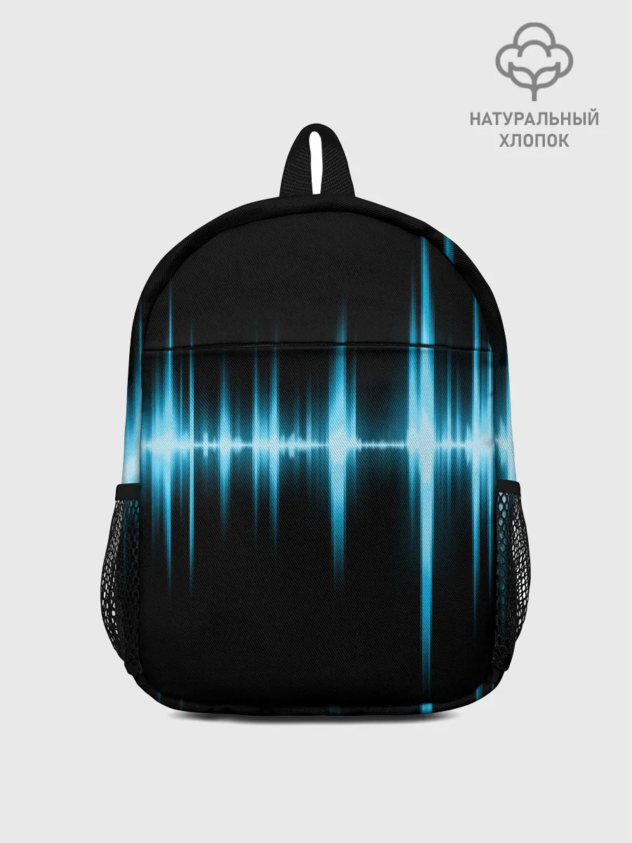 Рюкзак детский / Текстура эквалайзера