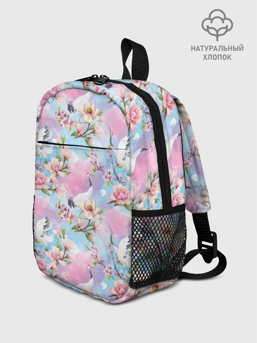 Рюкзак детский / Узор с журавлями