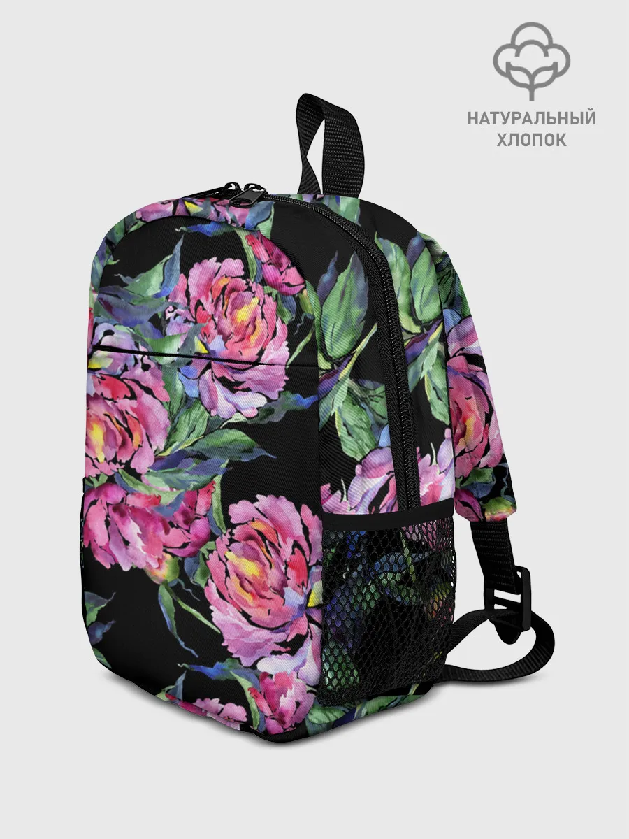 Рюкзак детский / Розовые пионы