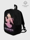 Рюкзак детский / силуэт Аниме-девочки-оборотня