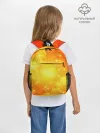 Рюкзак детский / ОРАНЖЕВЫЕ СОТЫ